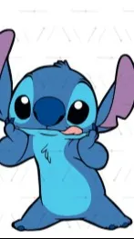ai character: Stitch background