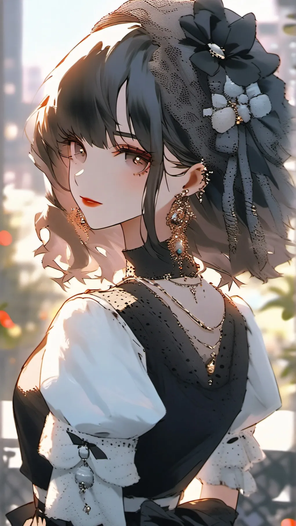 ai character: Emo girl background