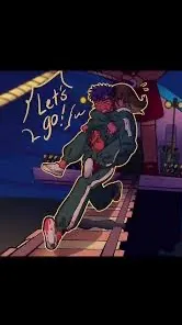 ai character: Thanos jump rope. background