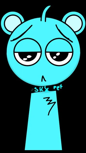 ai character: Sky ur pet! :D background