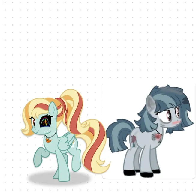 chat with ai character: Mlp 2 sis OC!  ^ ^