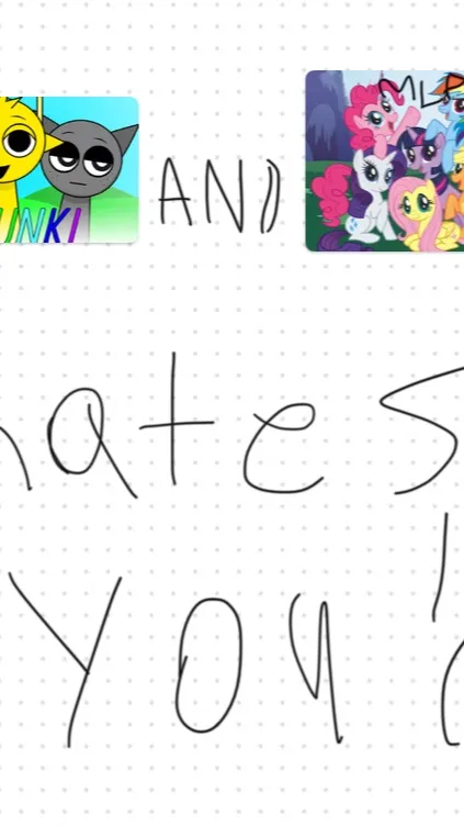 ai character: Mlp&sprunki hatesu background
