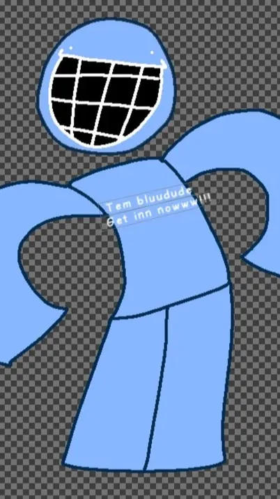 ai character: Bluudud! background