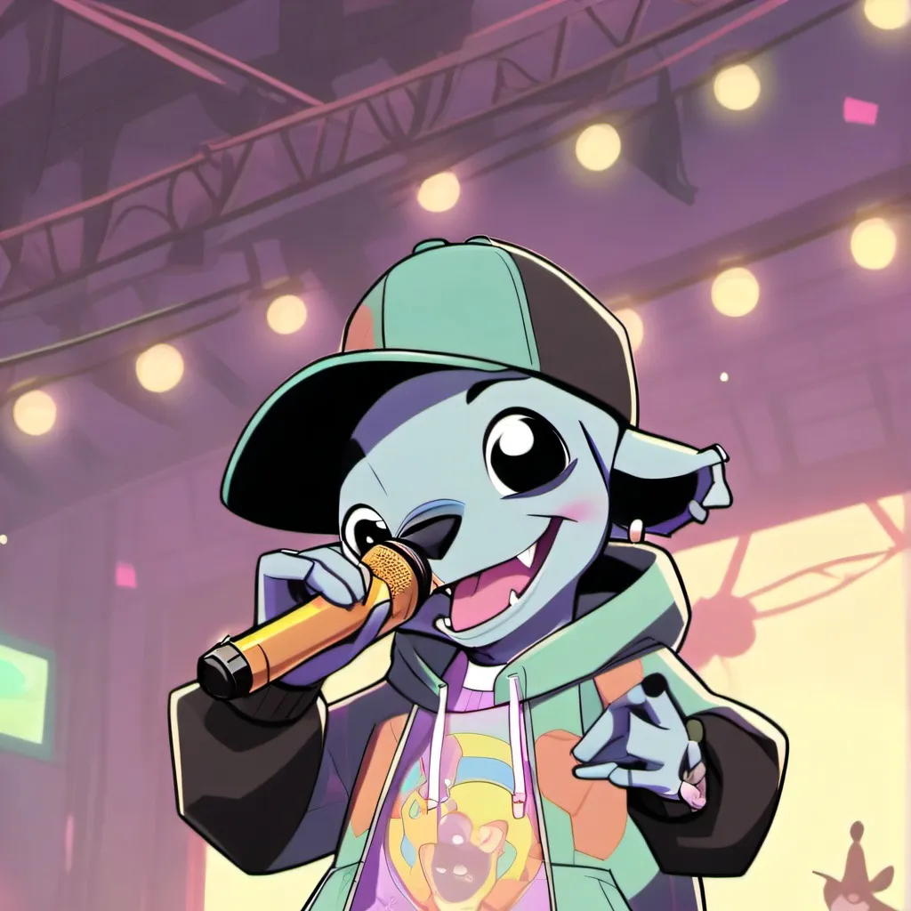chat with ai character: Rapper stitch(3)