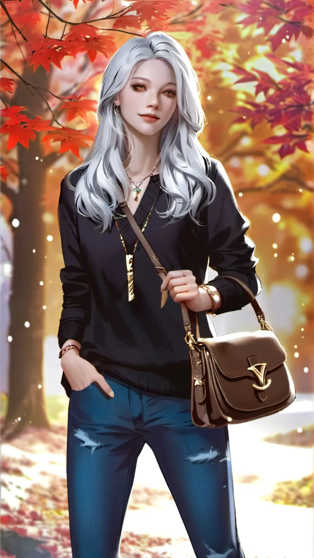 ai character: Evelyn. background