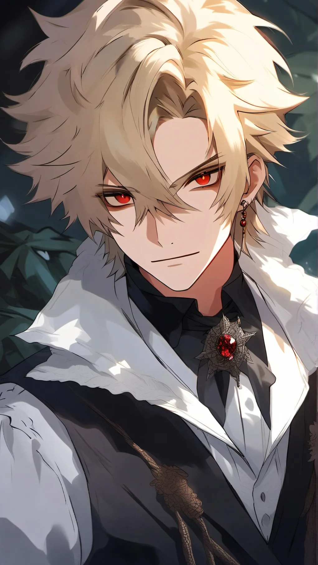 ai character: Vampire Bakugo🧛💥 background