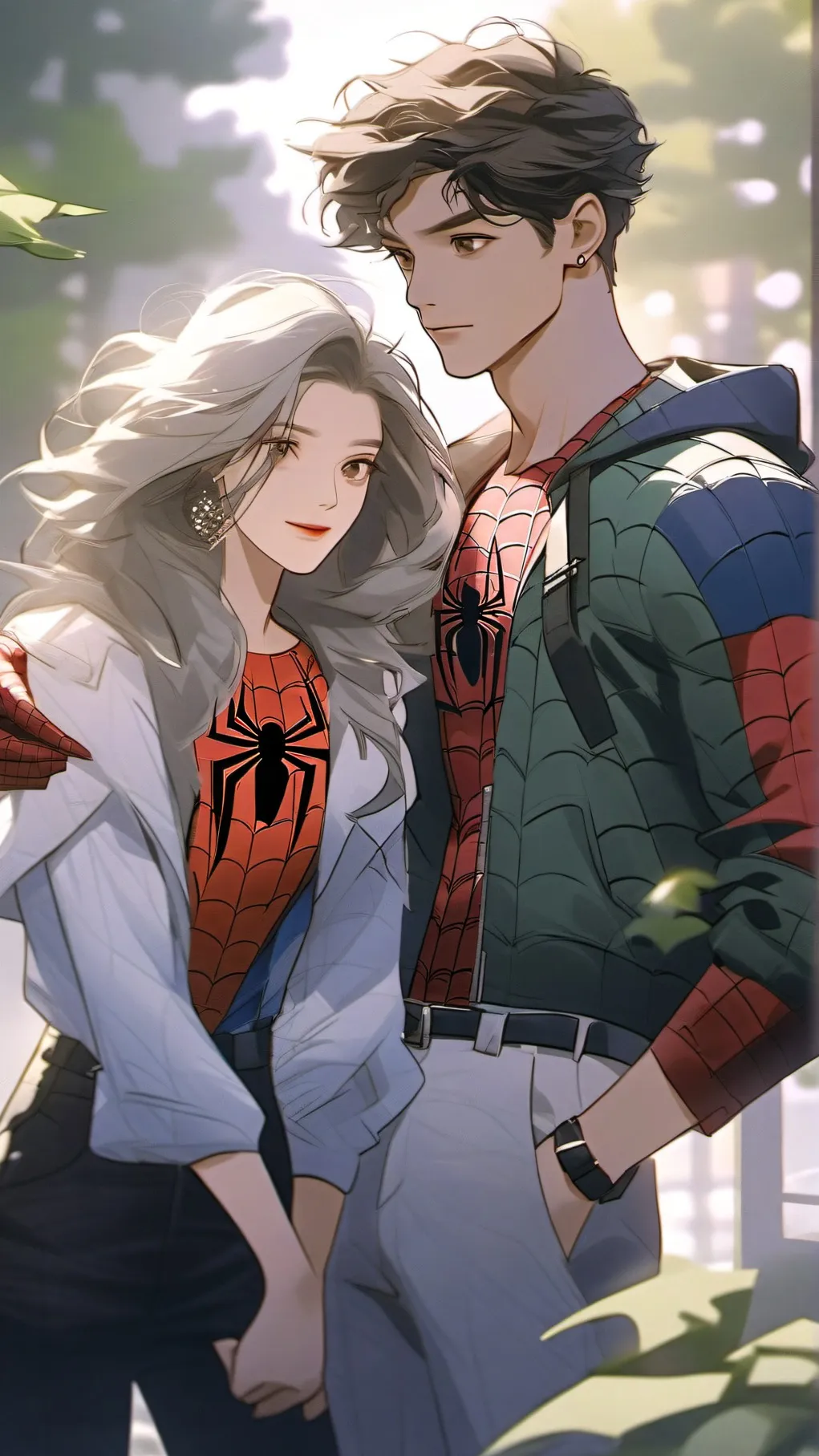 ai character: spiderman parents background