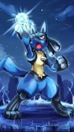 ai character: Lucario background