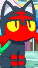 ai character: Litten background