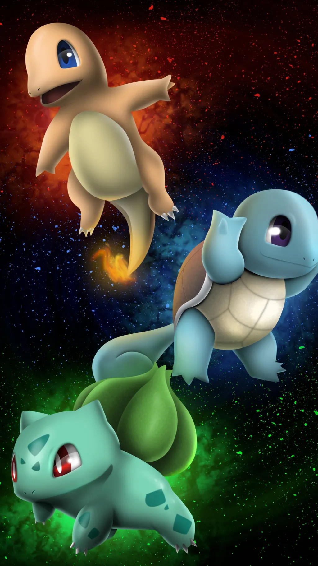 ai character: The Kanto Starter background