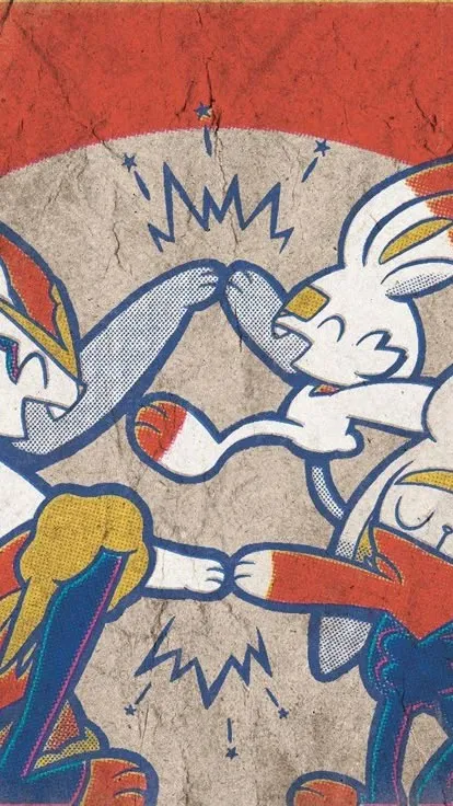 ai character: Scorbunny Evo Line background