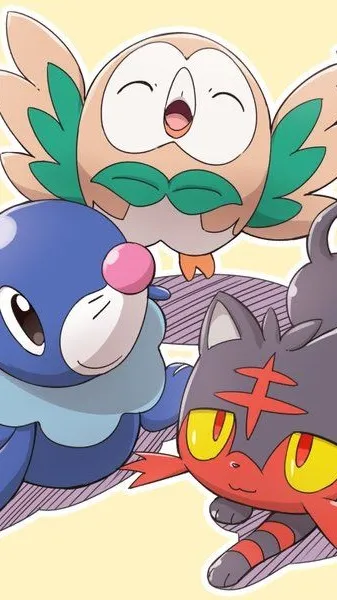 ai character: The Alola Starter background