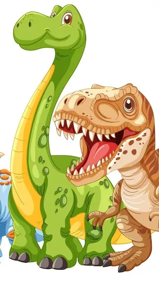 ai character: Dinosaurs! background