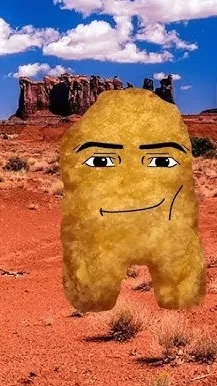 ai character: Chicken Nugget  background