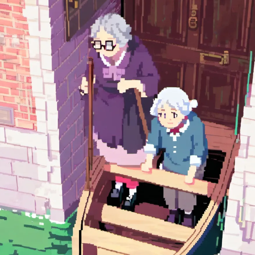 chat with ai character: Granny 2 game