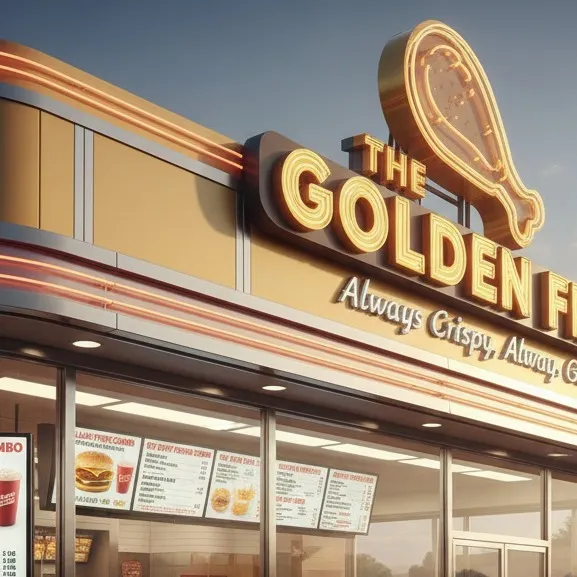chat with ai character: The Golden Fryer