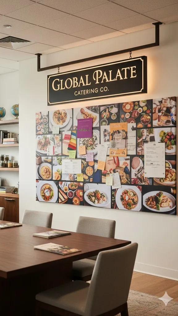 ai character: Global Catering Co background