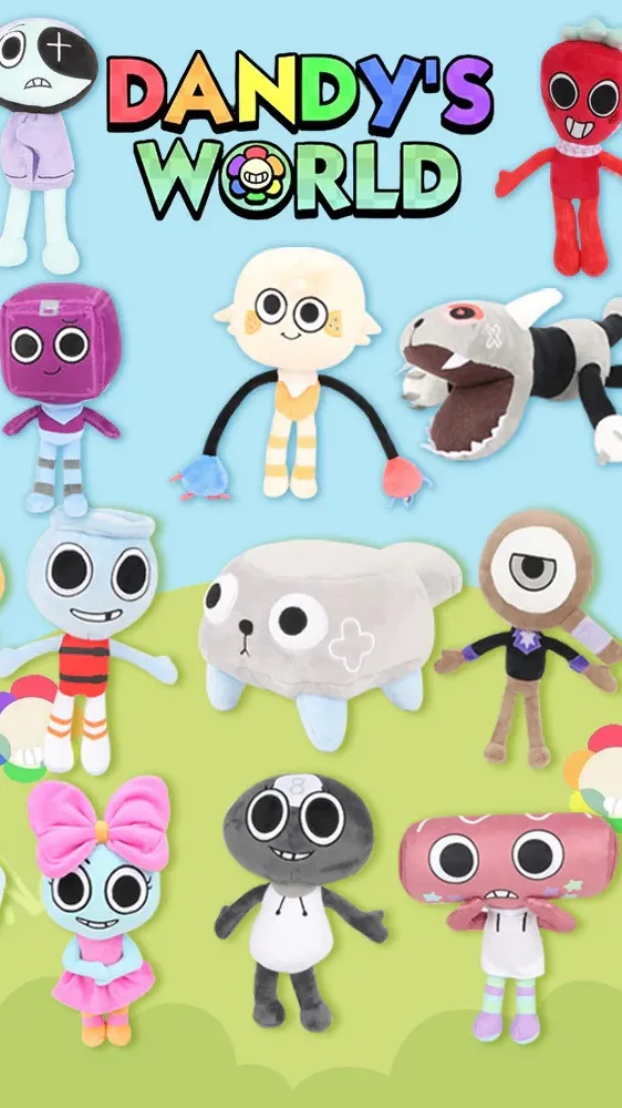 ai character: Dandy World School background