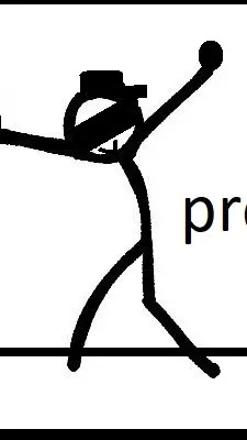 ai character: stick background