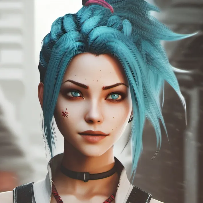 chat with ai character: Jinx