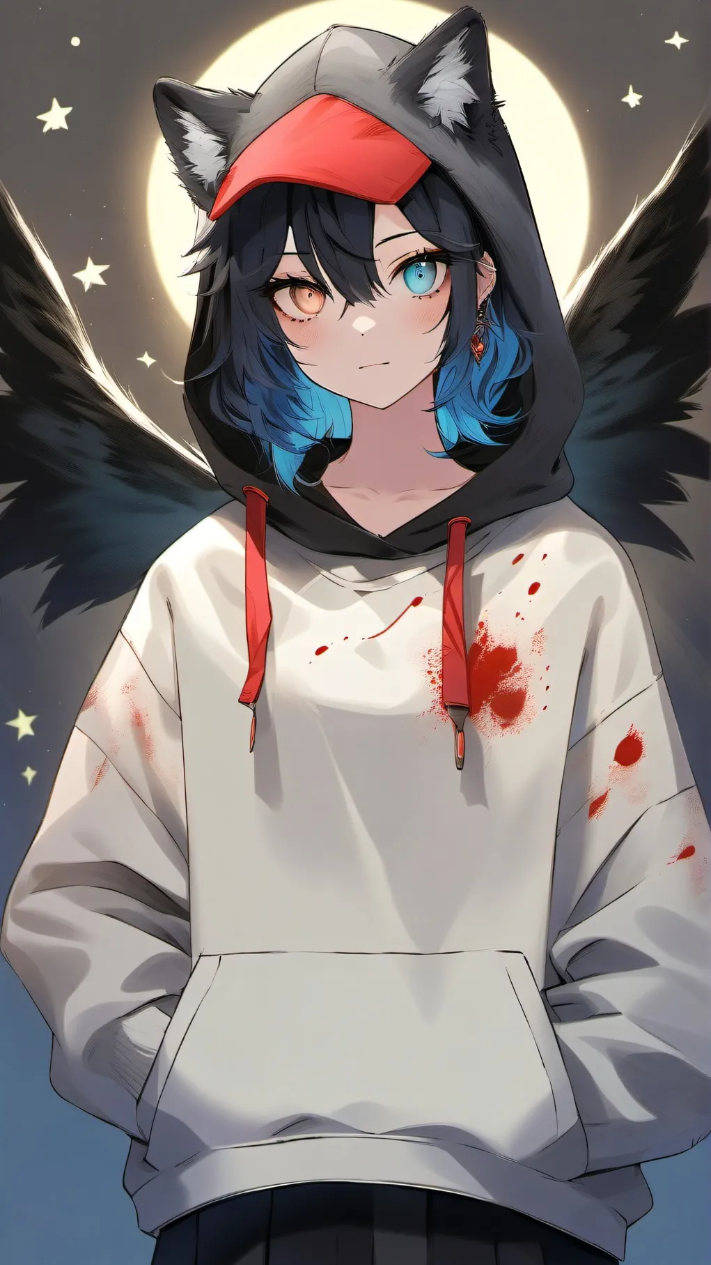 ai character: ⟡Łนภค⚫ background