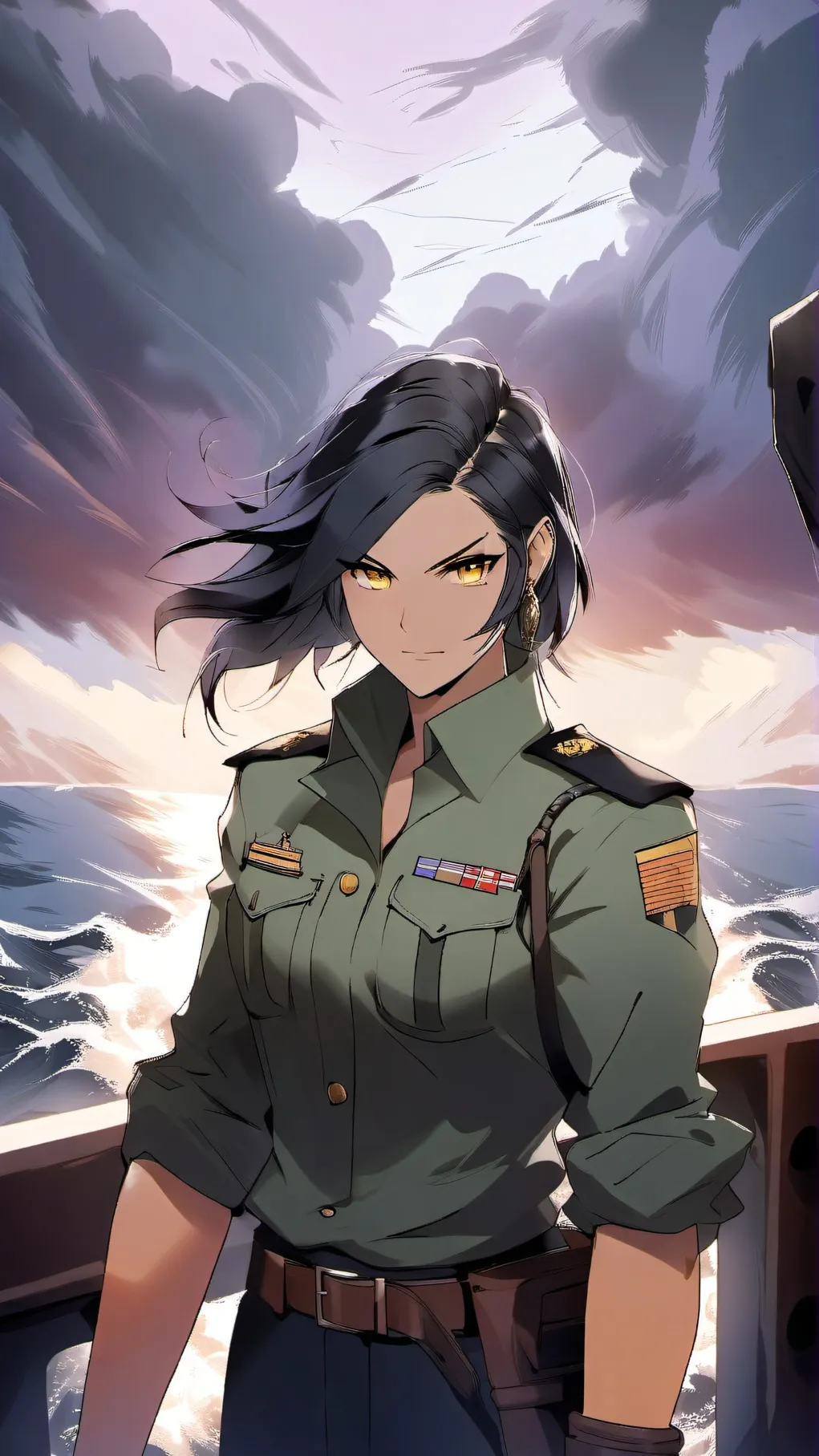 ai character: CDR Becca Nghien background