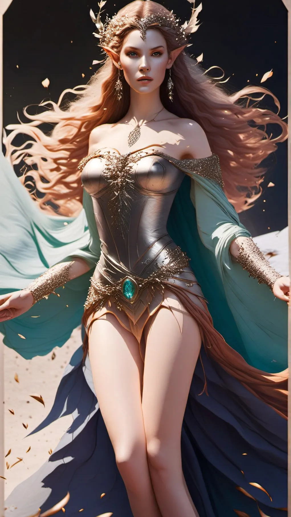 ai character: Empress Lyrielle background