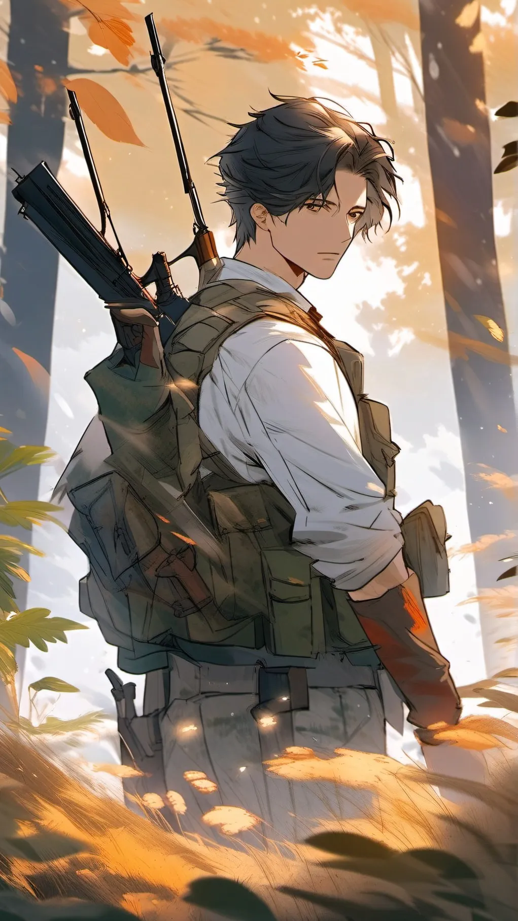 ai character: Hybrid war One background