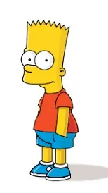 ai character: Bart Simpson background