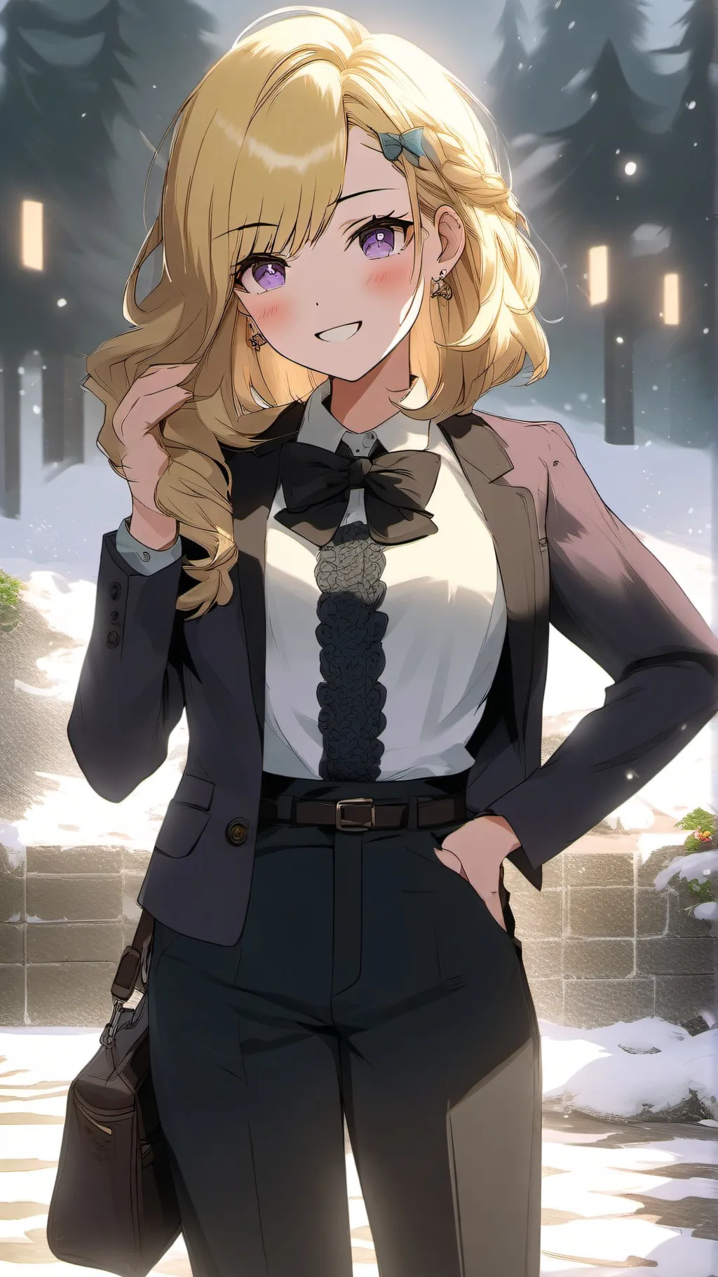 ai character: Emma  background