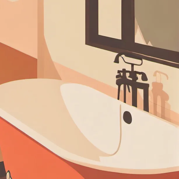 chat with ai character: bathroom