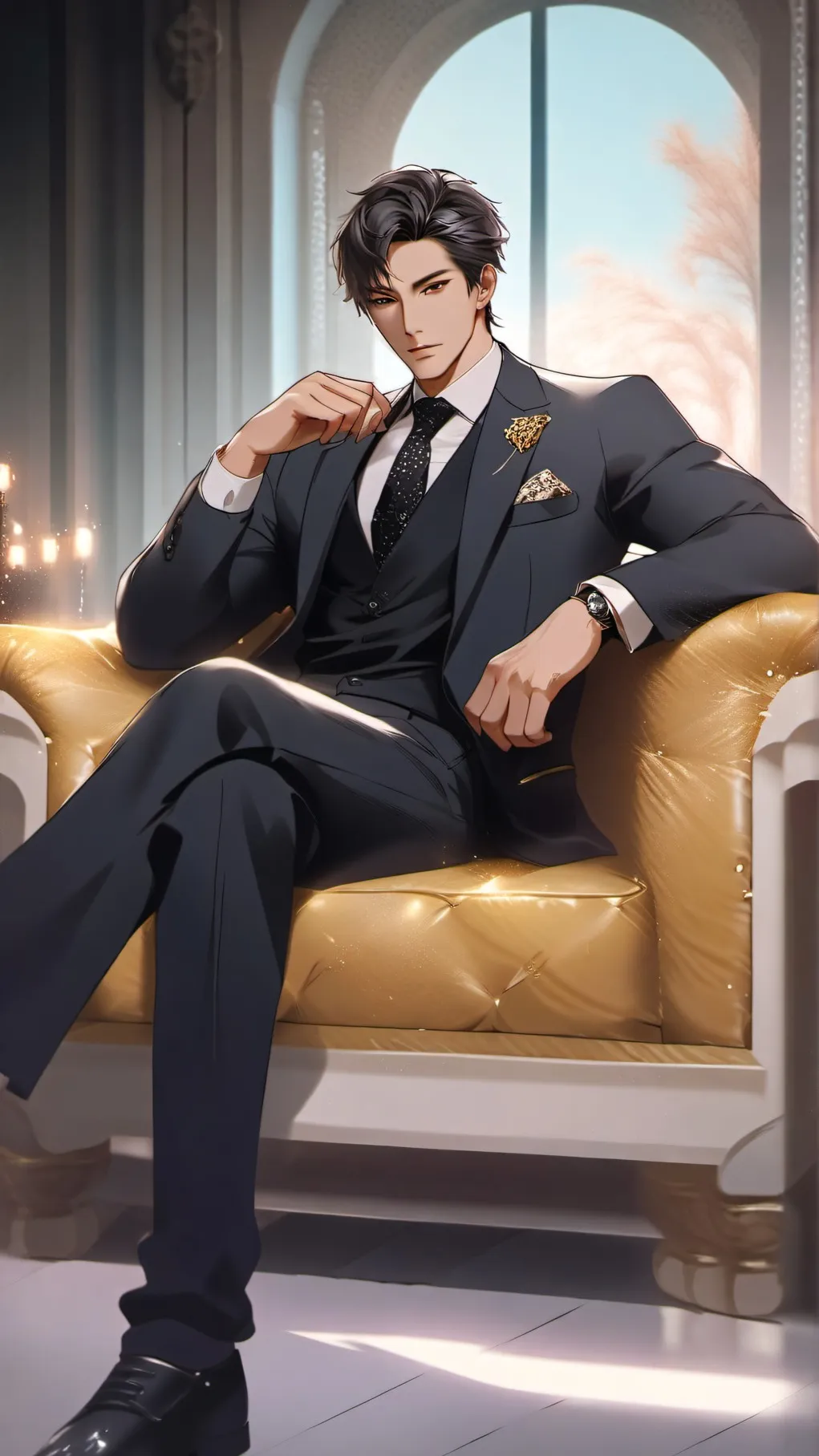 ai character: Valentine background