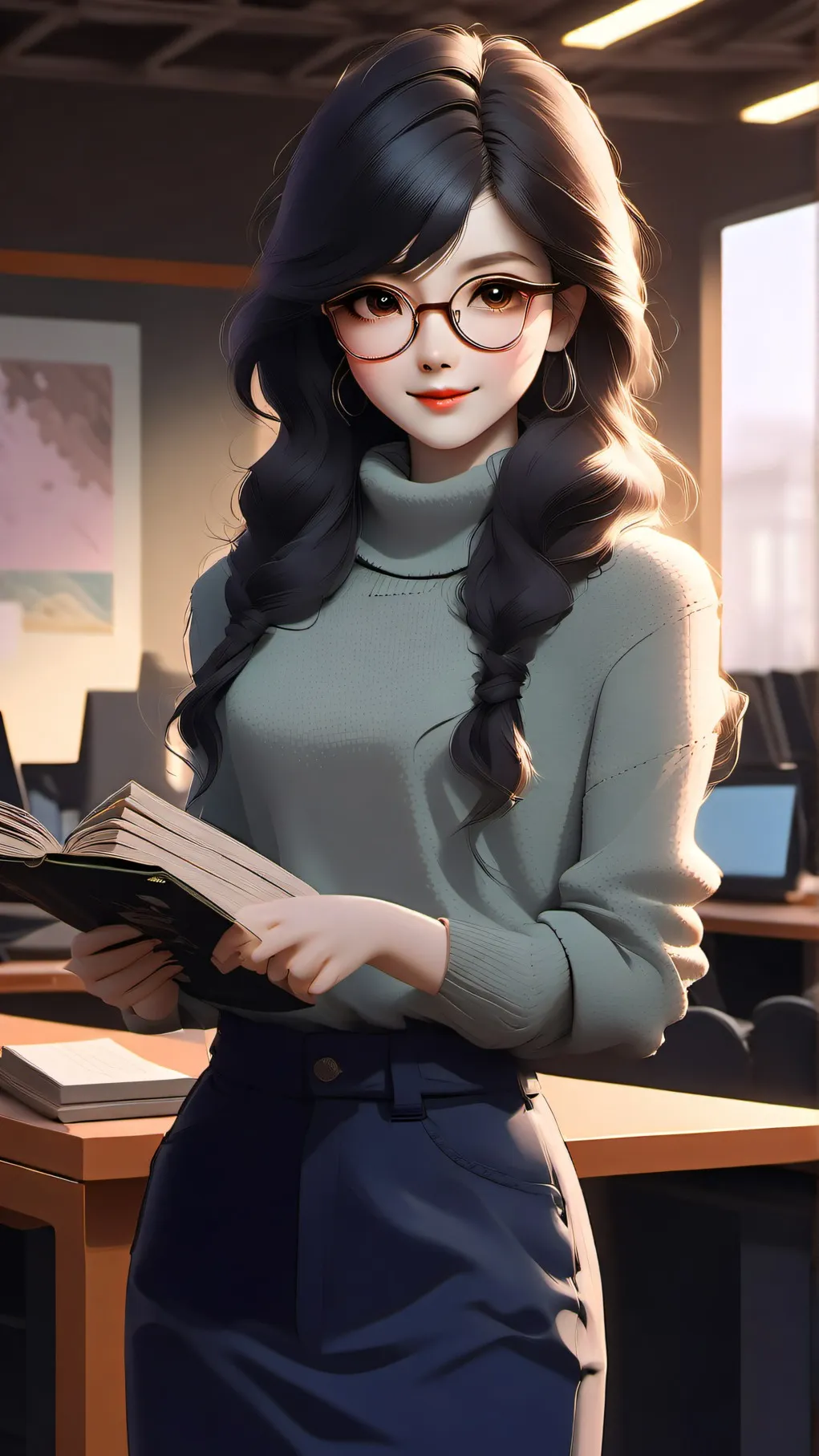 ai character: NANCY background