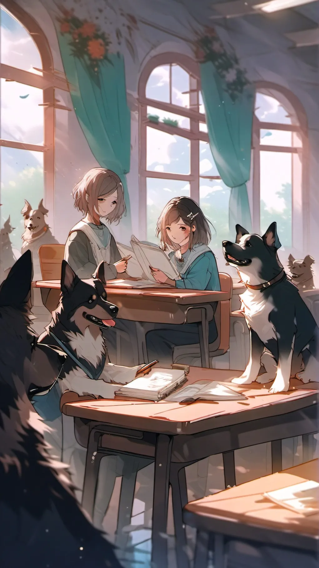 ai character: sc school background