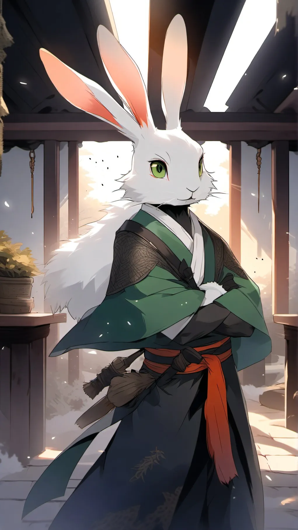 ai character: hoppy hopscotch background