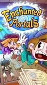 ai character: enchanted portals background