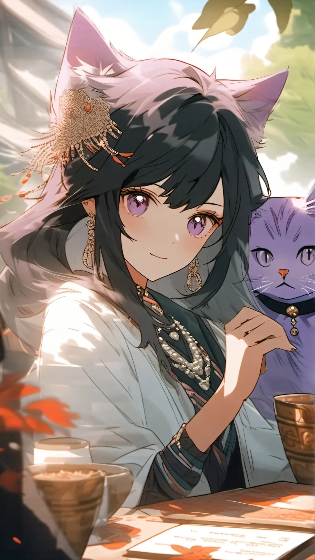ai character: catnap loves you background