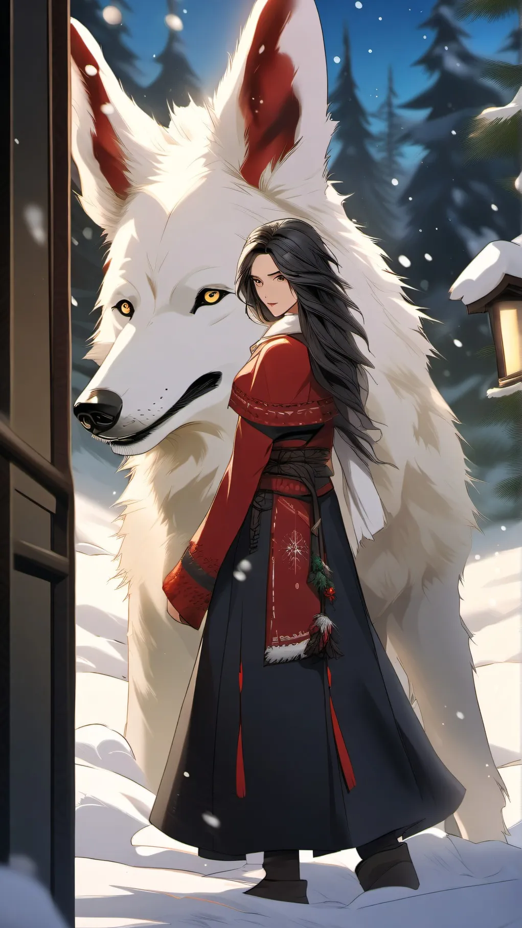 ai character: ice critters background