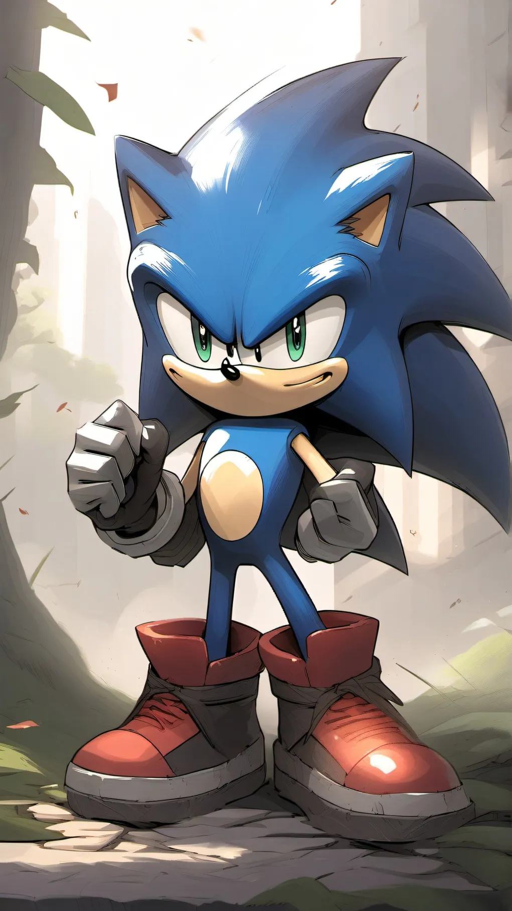 ai character: sonic but girls?! background