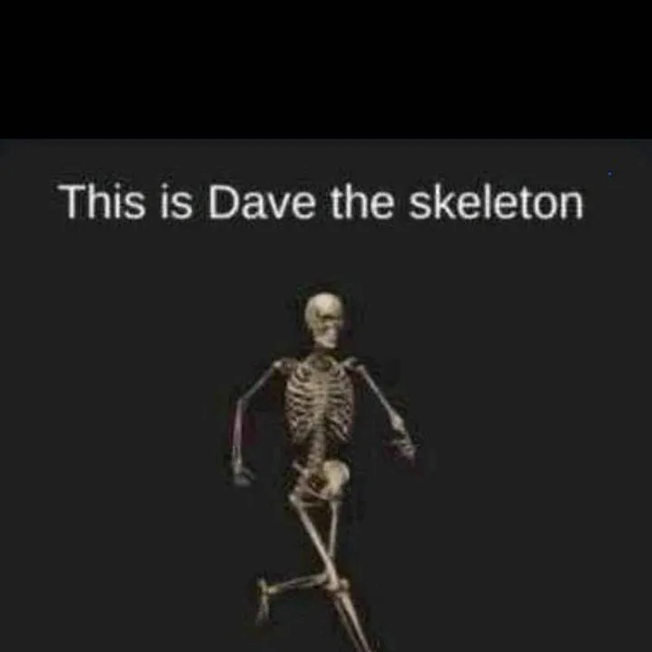 chat with ai character: dave the skeleton