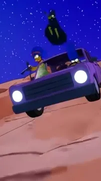 ai character: simpsons play background