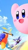 ai character: Kirby simulator background