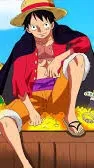 ai character: Robin and Luffy background