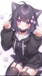 ai character: Cat Girl background