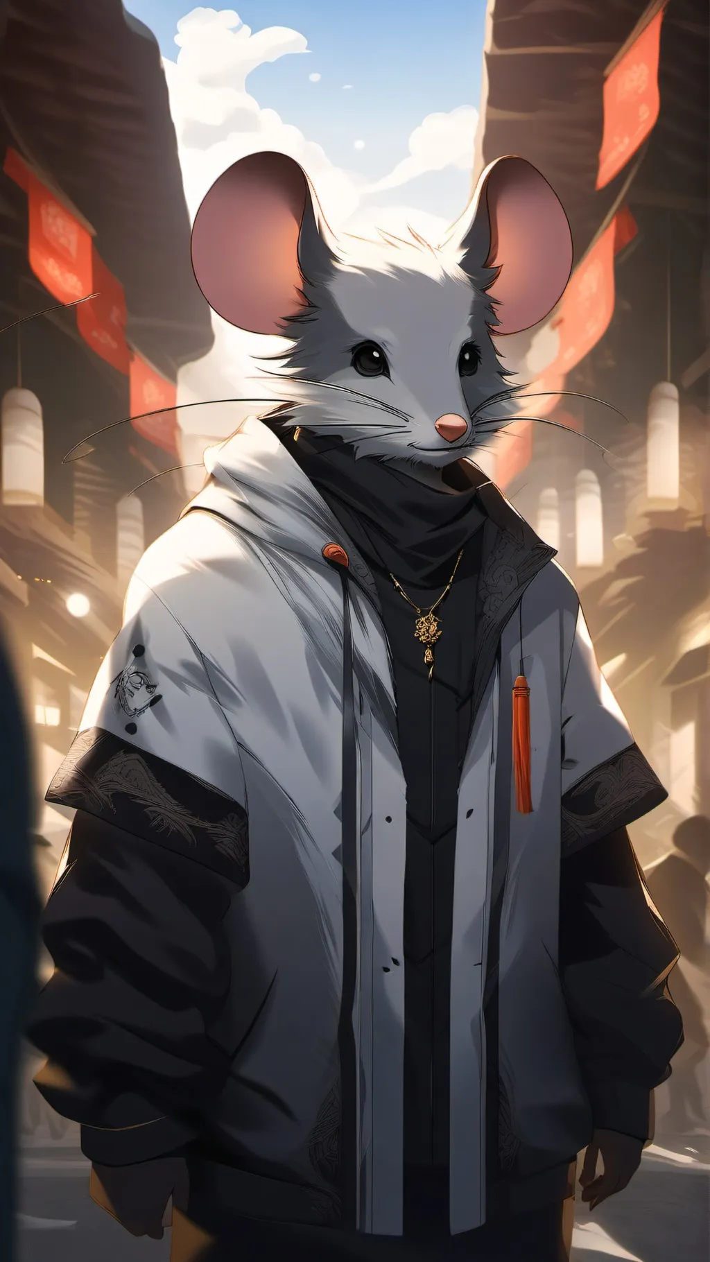 ai character: conejillo de india background