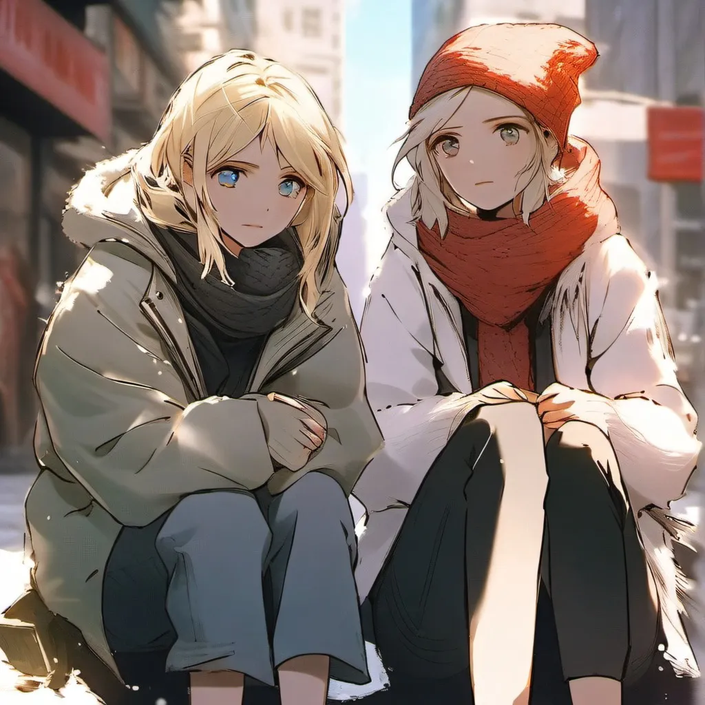chat with ai character: Mia and Lily