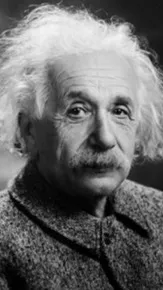 ai character: Albert Einstein background