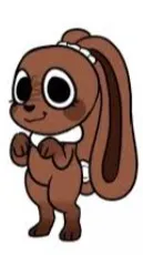 ai character: cocoa background