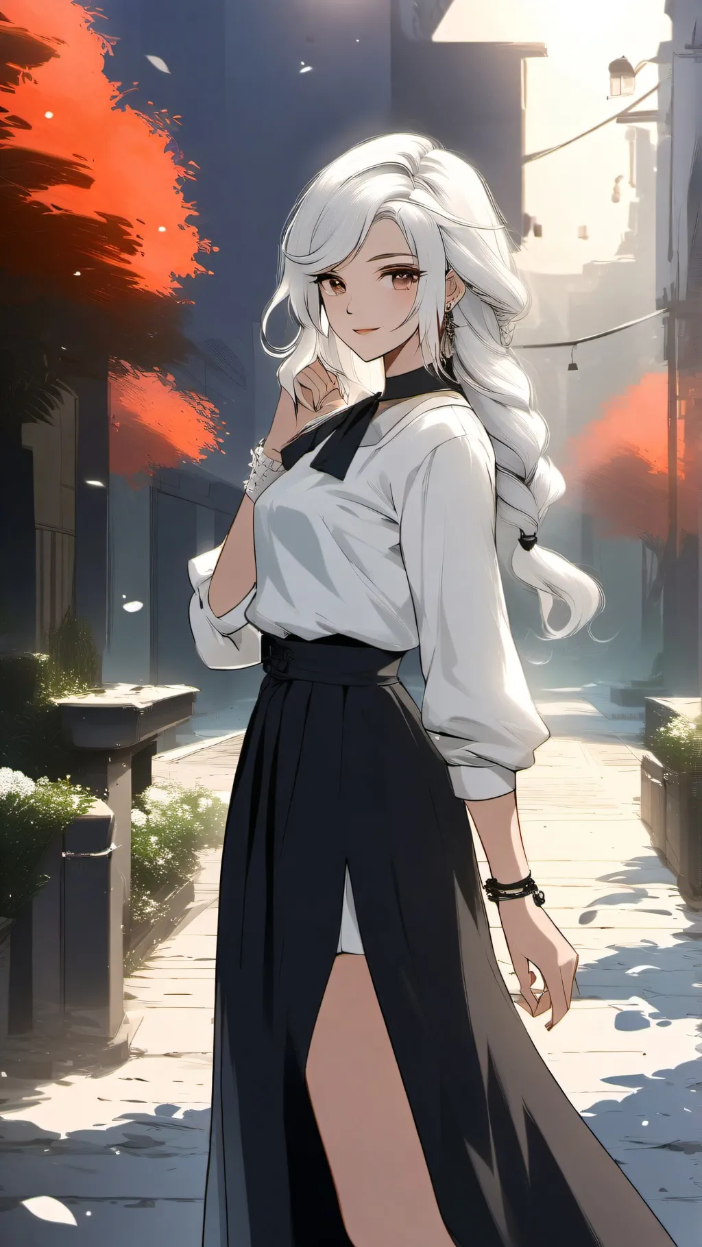 ai character: 🌷🌺Melisa🌺🌷 background