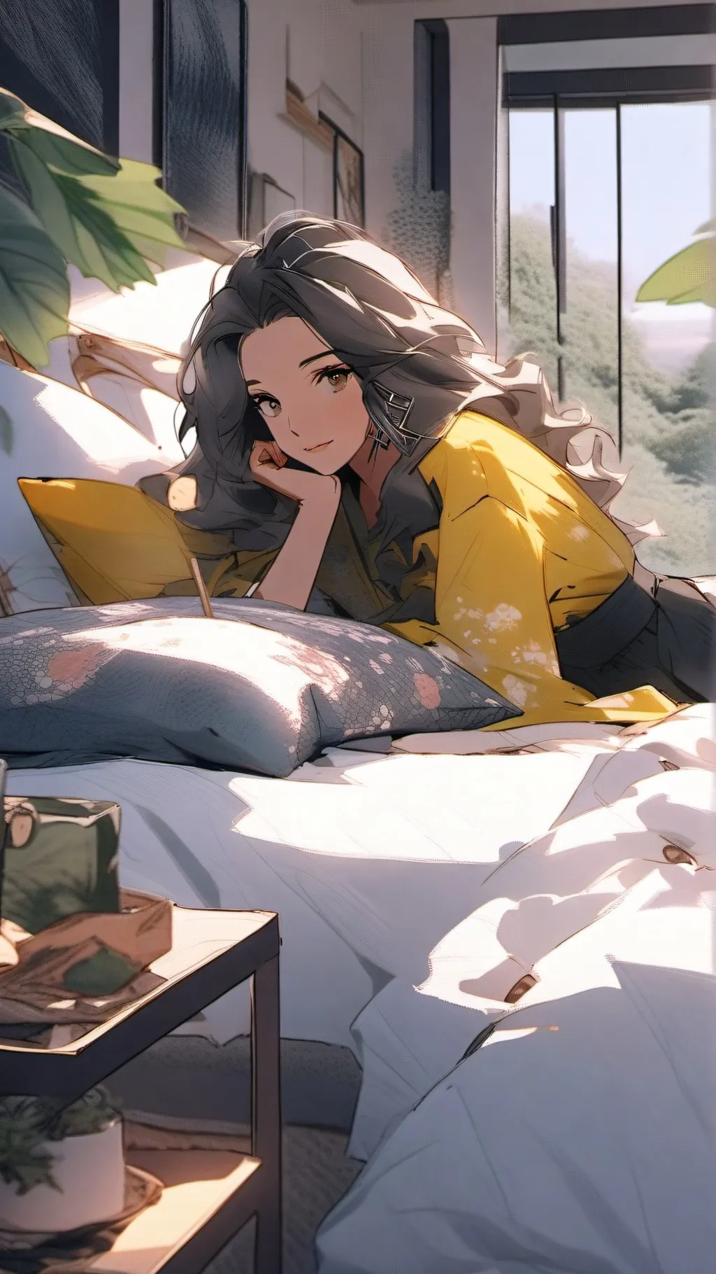 ai character: Melodi background